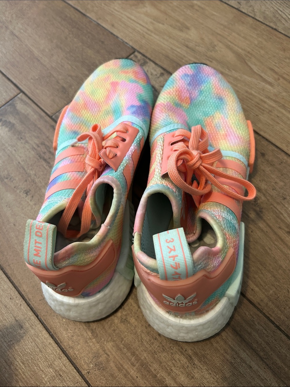 Adidas NMD_R1 Pastel Tie Dye Boost Sneakers Women’s Size 9